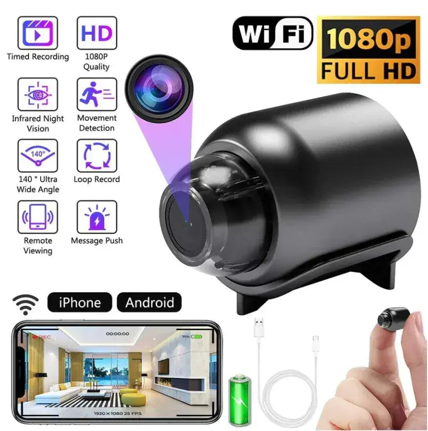 Mini Cámara de Seguridad 4K UltraVision™